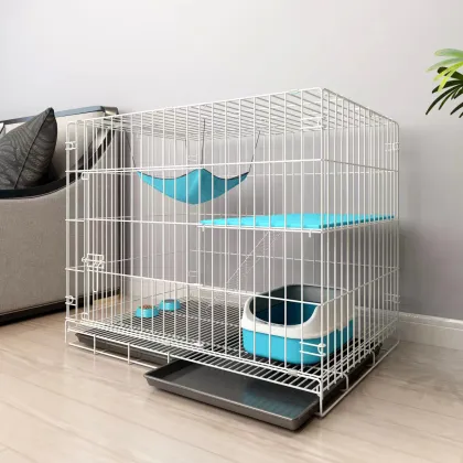 High-Quality Iron Wire Cat Cage for Pets