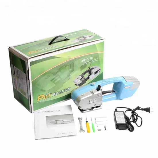 Battery Powered Operated Strapping Tool Plastic Friction Seal Tool For 1/2''5/8'' 13/16mm PP/PET With Charger and Battery