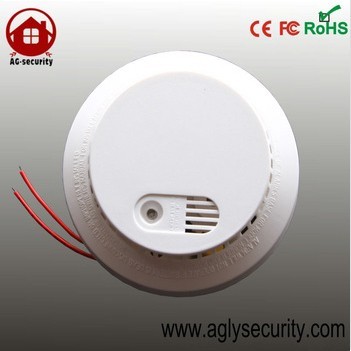 220V Dual Voltage Photoelectronic Smoke Detector with battery