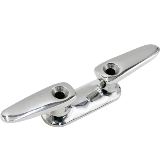 8" Yacht Cable Guide Bollard - Mirror Polished AISI316 Stainless Steel Marine Hardware