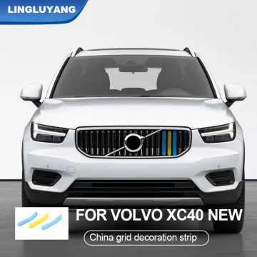 for volvo xc40 2019 2020 China grille special front grille three-color strip modification car Accessories Car sticker