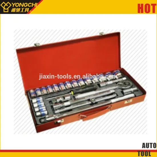 26pcs Oil Screw Chrome Vanadium Socket Tool Set Of Car Repair