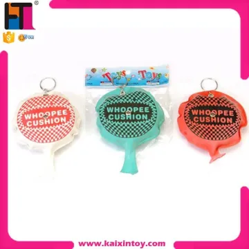 10117997 promotional custom whoopee cushion with keyring