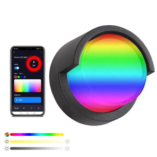 2022 Smart LED Guirlandes Light Tuya RGB Outdoor Wall Lamp