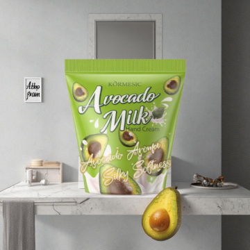 OEM Source Factory Wholesales 30G Avocado Milk Custom Luxury Mineral Nourishing Skin Hand Cream - Fragrance Free for Dry Skin