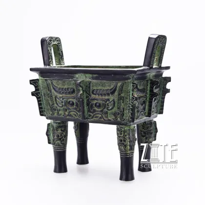 High quality bronze sculpture of chinese ding