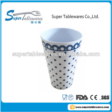 printed melamine plastic water cup