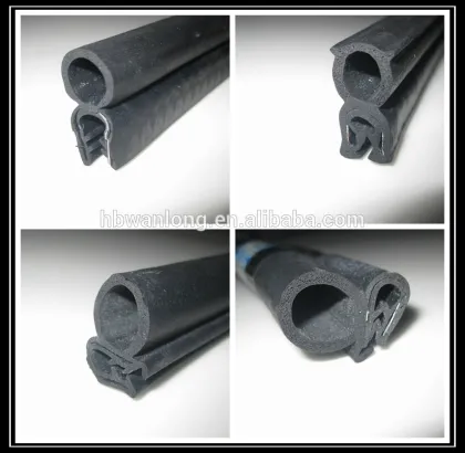 sheet metal edge protection rubber seal strip