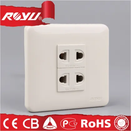 electrical power socket, universal electric socket, double electrical floor sockets