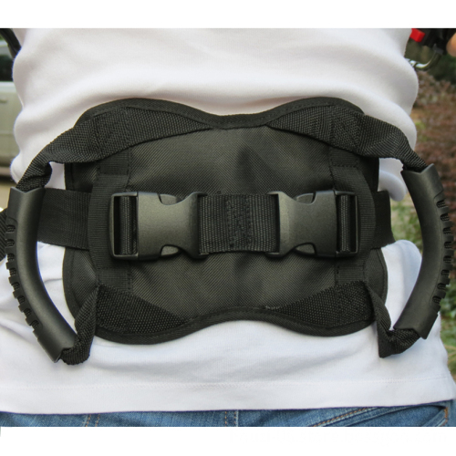 Durable ATV Rear Passenger Handlebars - Black Motorcycle Grab Handles