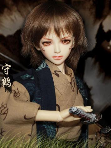 BJD 1/4 Shukaku 46cm Boy Ball Jointed Doll