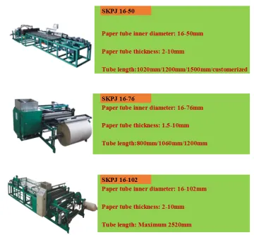 Thermocouple paper core parallel paper tube making machine