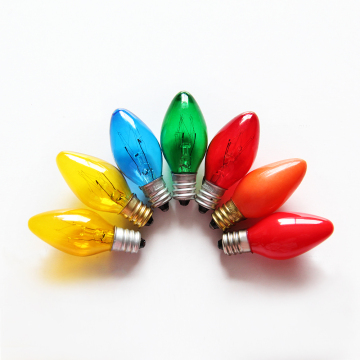Colorful Incandescent Bulb Globe Candle for Decoration G40 G45 C35