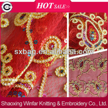 Net Ground Saree Embroidery