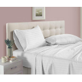 custom luxury white stripe 5-star hotel bedding sets