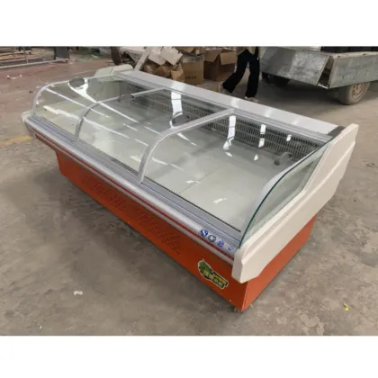 Glass Display Cabinet for Cooked Deli Dishes and Meat Freezer