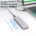 2TB NVME M SLEUTEL M.2 Type-C SSD-behuizing