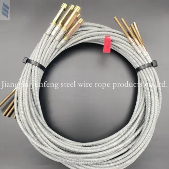 Textile rope for spinning machine 6x19+7x7-4-5.5mm