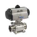 Pneumatic Actuator Stainless Steel Threaded Ball Valve