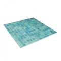 Watercolor glass mosaic tiles for swimming pools