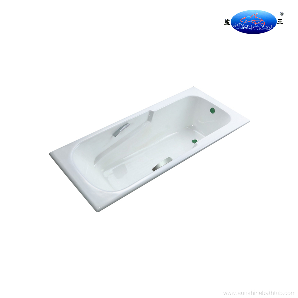 1800 MM Rectangular Enamel Cast Iron Wholesale Bathtub