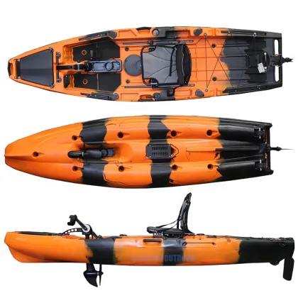Professional Pedal Drive Fishing Kayak - Single Plastic Mar Boats