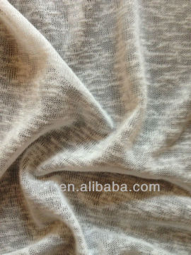 Knitted 100%Polyester Linen-like Jersey