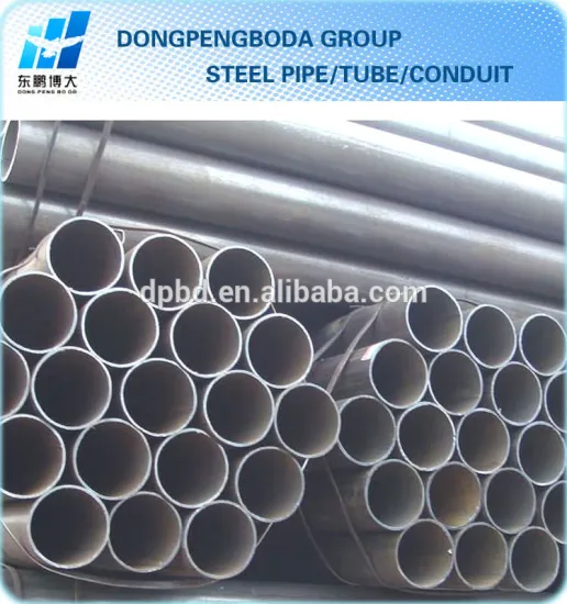 China Tianjin DPBD factory astm a53 schedule 40 black steel pipe