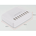 8 puertos USB Charger 40W Cargo rápido