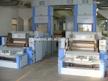 Zigzag precut cotton wool machine