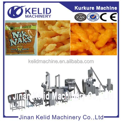Puffed Corn Curl Snack Manufacturing Machine: Cheetos Kurkure Extruder
