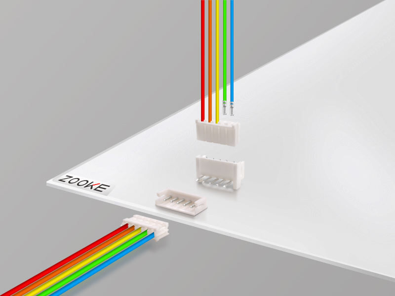 2,50mm pitch wire to board Connectors Series Produk