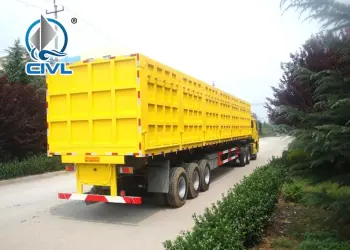 Sinotruk cimc   3Axles Tipping Trailer Truck