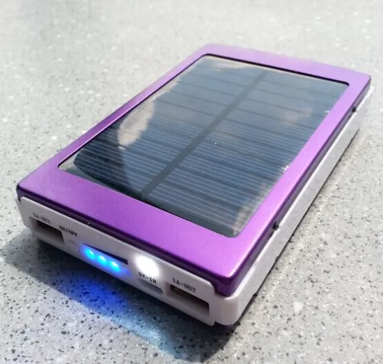 solar battery charger 12v 1800mAh lithium battery