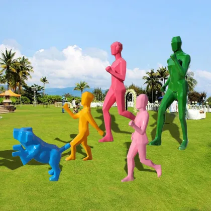 High quality sports bicycle riding sculpture