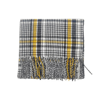 2023 New Arrival Acrylic Winter Women's Classic Check Neck Tube Shawl Plaid Scarf