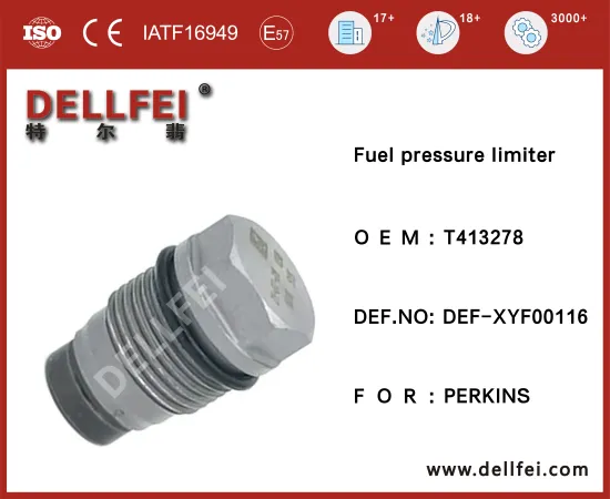Fuel Pressure Relief Valve T413278 for PERKINS