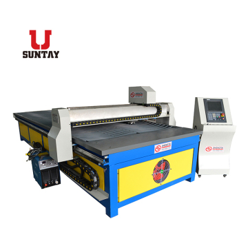 High-Efficiency CNC Plasma Cutter with Huayuan Power Source for Duct Cutting