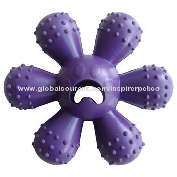 Rubber Chew Crazy Fun Flower Play Toy, Weighs 235g