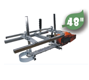 48 Inch Holzfforma Chainsaw Mill: Planking from 18'' to 48'' Guide Bar