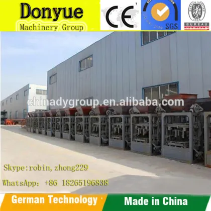German construction equipment manual interlocking brick making machine for concrete brick plant