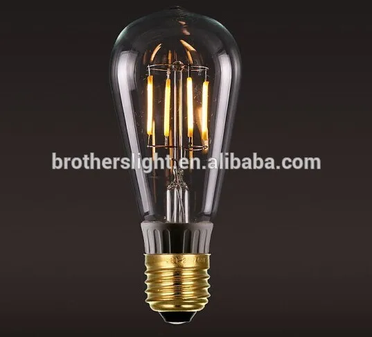 E27 LED Edison Filament Light Bulb 220v - Edison Squirrel Cage Light Bulb - Edison bulb - led lamp - modern lamp - modern light