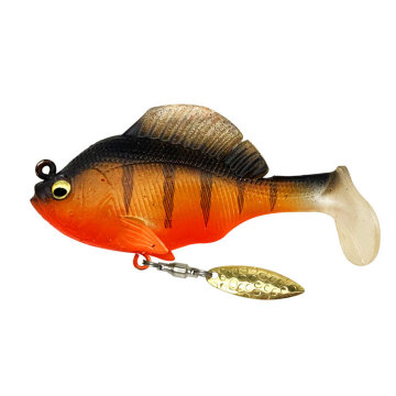 New 6cm/8cm Soft Plastic Swimbaits with Jig Heads for Saltwater Bass Fishing
