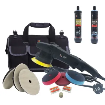 5 Set MOQ Dual Action Car Polishing Machine with 15mm Pad - DA Vibration Headlight Polish Kit