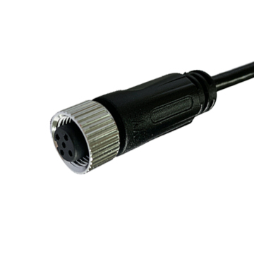 Waterproof M12 Male Female Wires Straight Type For Underwater Scenes