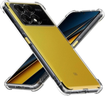Clear TPU Airbag Téléphone pour les modèles de la série Xiaomi Poco