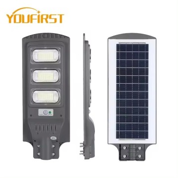 High-Endurance Waterproof Solar LED Street Light with Radar Sensor Photocell (IP65) - 20w to 90w