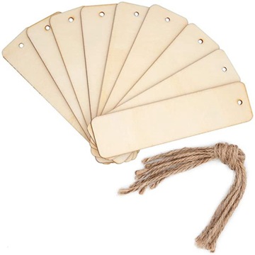 Laser-Cut Wooden DIY Craft Hangings and Bookmarks