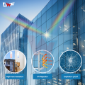 Película de ventana de color transparente