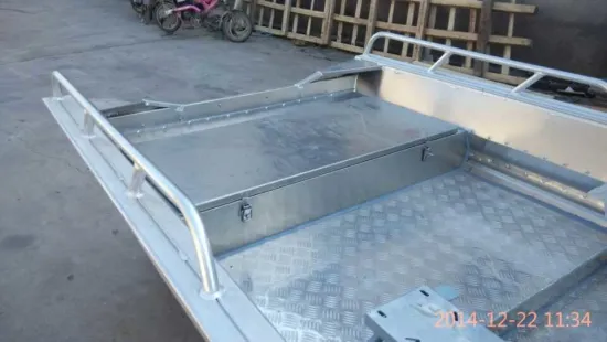 OEM best welded outboard Aluminium fishing boat factory with best price